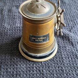Vintage Brass Cigarette Dispenser 