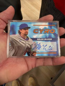Nolan McLean Cyro Autographed Baseball Card