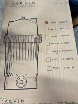 Carvin Pool Cartridge Filter  100 Series  New In Box  