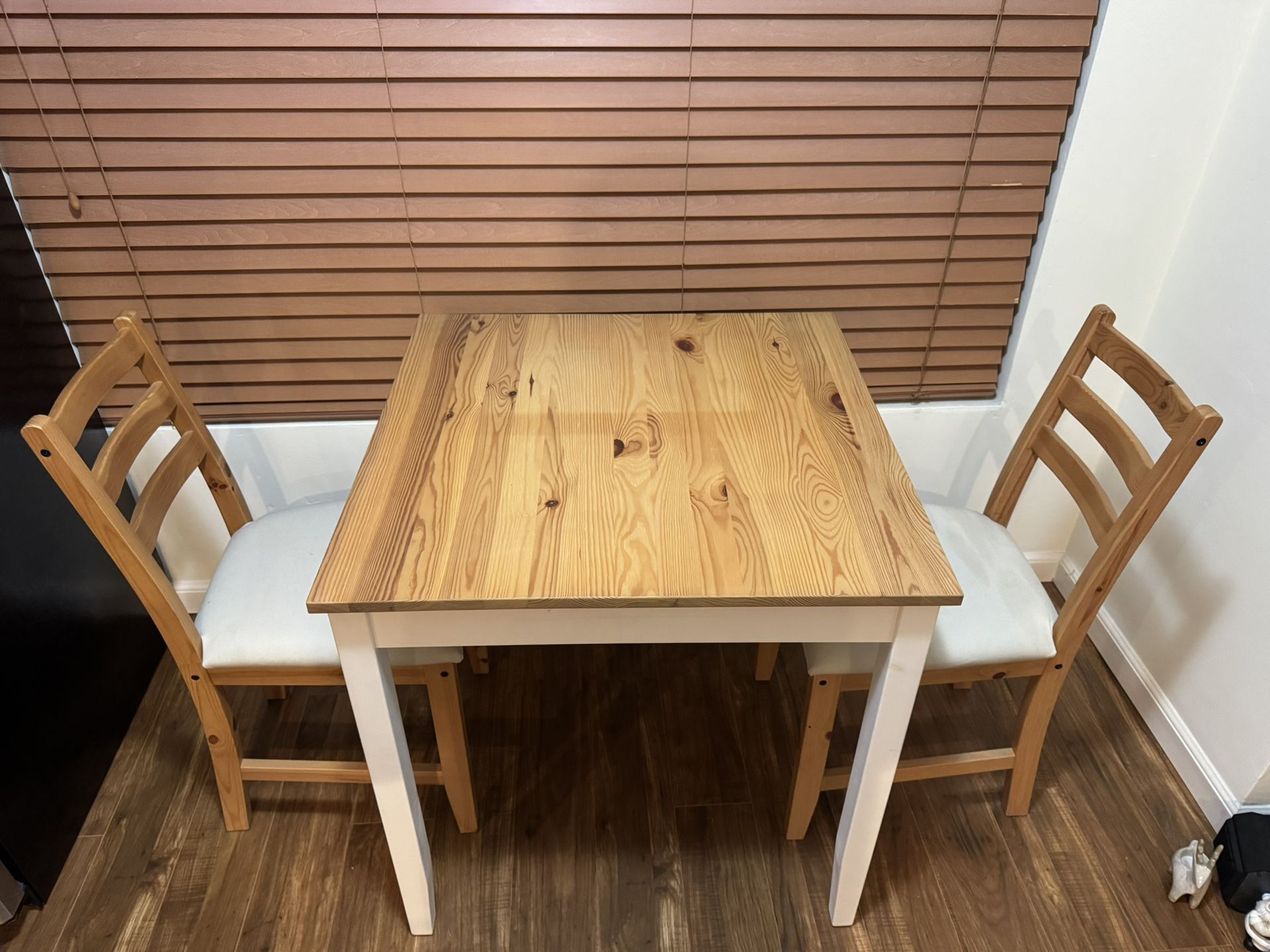 Wooden Table + Chairs