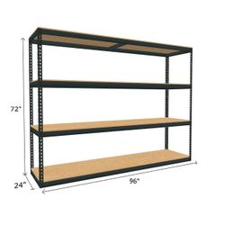 Heavy Duty Steel Boltless Shelving Unit