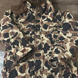 Vintage Columbia Duck Camo 3 In 1 Jacket Large