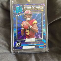 🔥🔥2024 Panini Donruss Jayden Daniels Retro Rated Rookie SSP #11🔥🔥