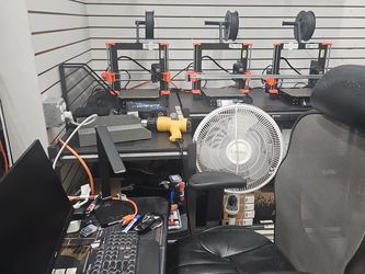 24 ORIGINAL PRUSA 3D PRINTERS FOR SALE – SOUTH FLORIDA

Complete 3D Printing Farm Liquidation!

All 24 printers are fully operational.

- Original Pru