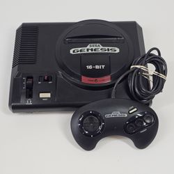 Sega Genesis Video Game Console Black 1601