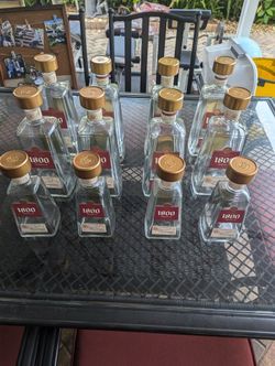 1800 Reposado Tequila Empty Bottles 