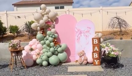Ballon Garlands & Back Drop