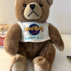 Hard Rock Cafe stuffed bear Washington DC