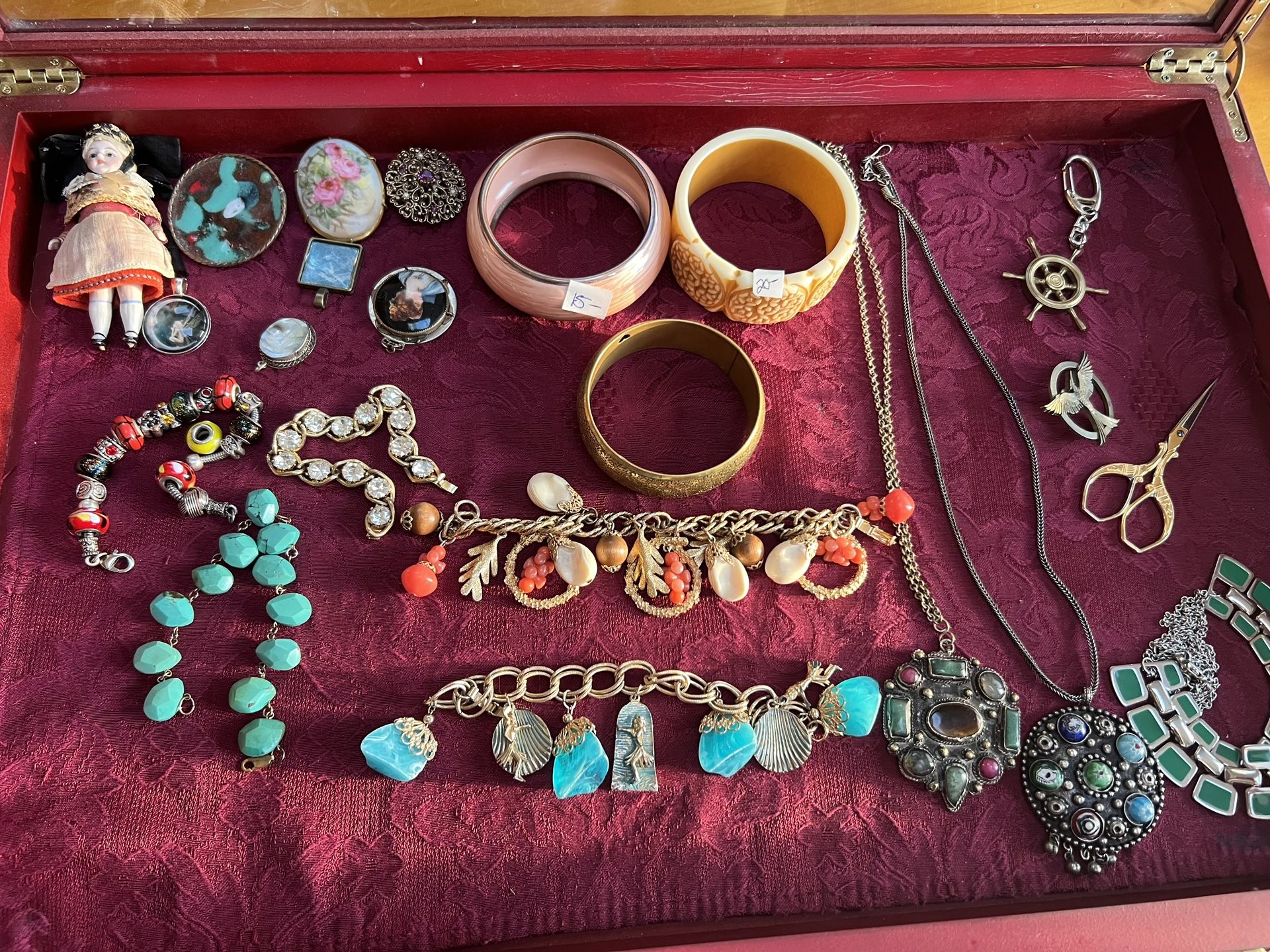 VINTAGE JEWELRY HUGE LOT MID CENTURY MODERN