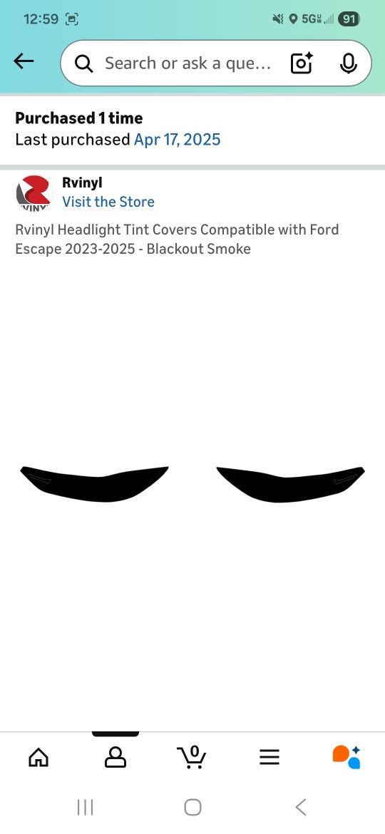 Ford Escape 23 To 25 Headlight Tint