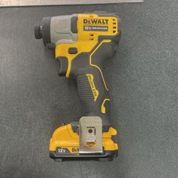 Dewalt Dcf801 12v Impact Driver Drill With Battery 