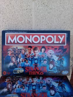 Stranger things monopoly board games