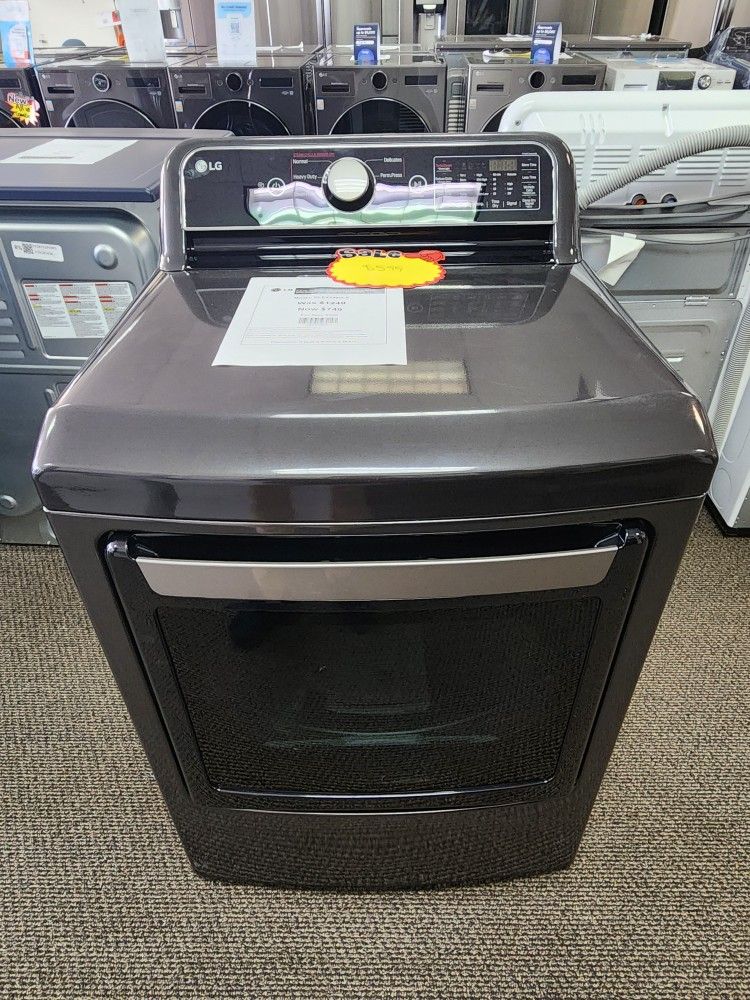 7.3 cu. ft. Smart Rear Control Electric Dryer
with Sensor Dry 8 Steam Technology