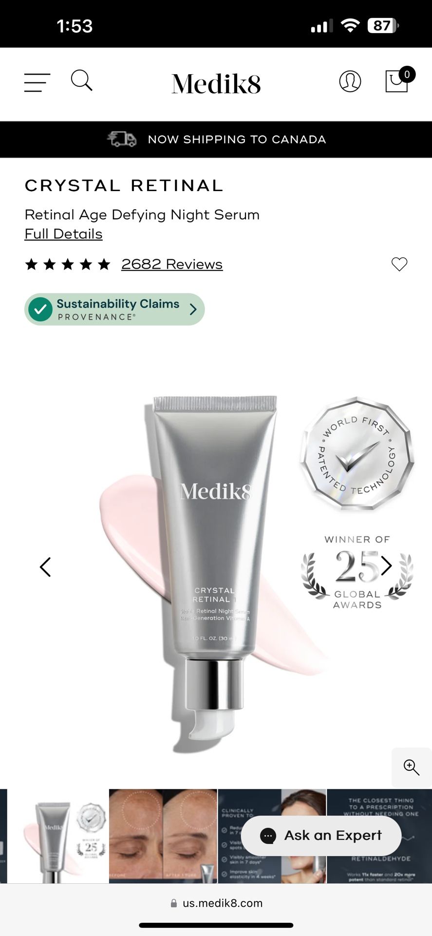 Medik8 Crystal Retinal 3,New Products : American Fashion Style Bags On Sale