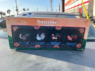 Sunrise 4 Section Tray Original Vintage Collectible Ornament