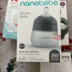 Nanobebe Flexy Silicone Baby Bottle NEW