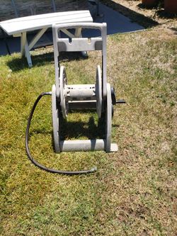 Garden Water Hose Reel With Hose Adapter