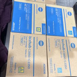 KONICA MINOLTA TONER CARTRIDGE  Yellow Blue And Magenta 