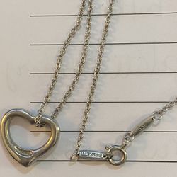 Elsa Peretti Open Heart Necklace 