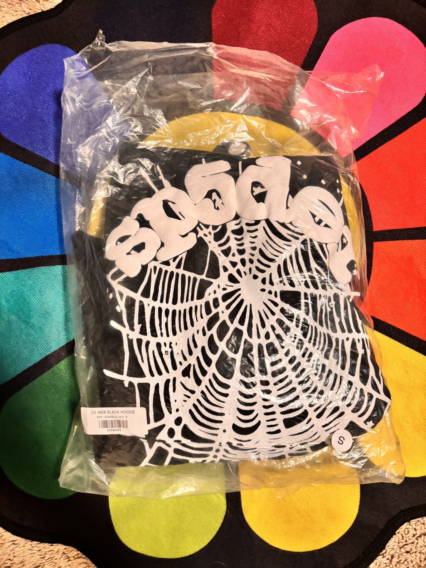 Spider Hoodie Black Web