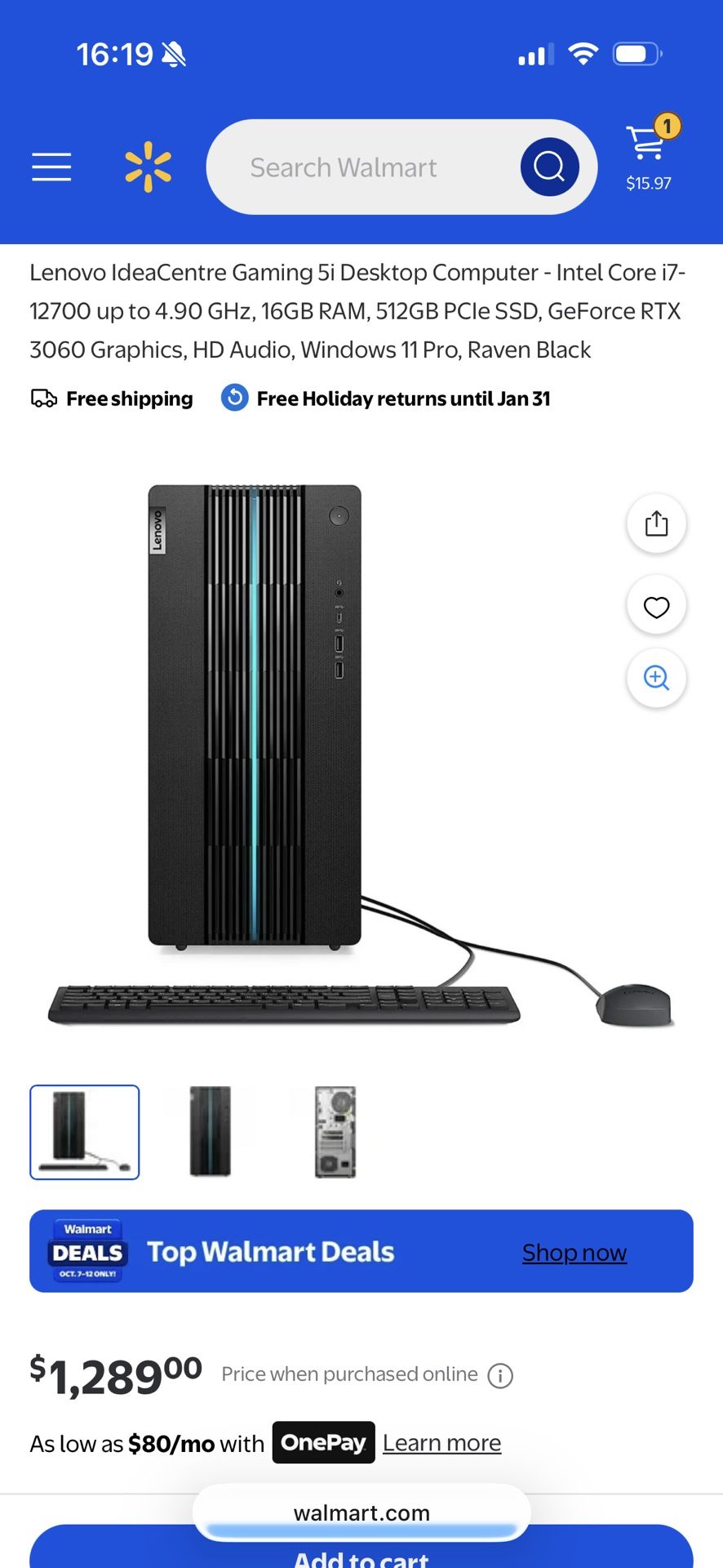 Gaming PC / Gaming Computer - Lenovo IdeaCentre Gaming Desktop Computeri