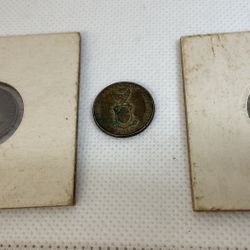1944 -D 1945 PHILIPPINES SILVER 10 CENTAVOS - LOT 3 COINS