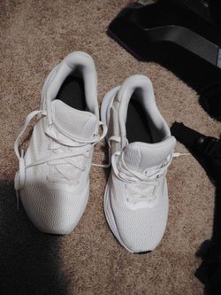 Adidas White Mesh Low-Top Sneakers