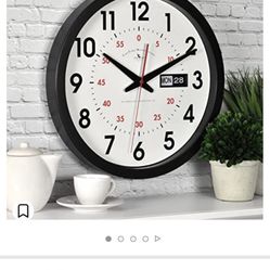 Firstime & Co Day Date Wall Clock 