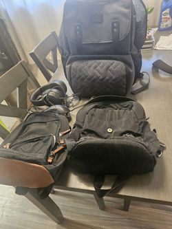 3 New Used Bags Headphones And Mouse