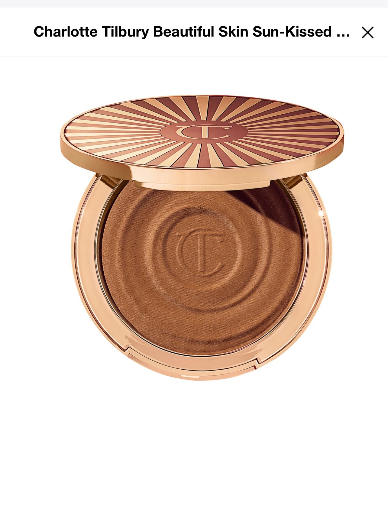 Charlotte Tilbury Beautiful Skin Sun-Kissed Glow Cream Bronzer