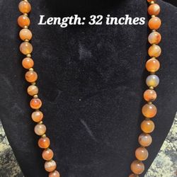 Vintage Elegant Bead Necklace 