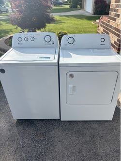 Amana washer and gas dryer set