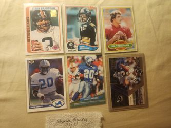 Football sports cards lot