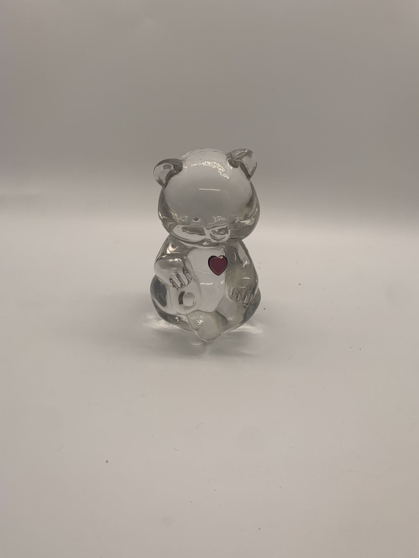 Fenton Glass February Birthday Bear