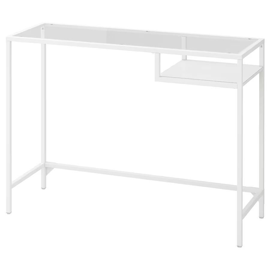 VITTSJÖ - White IKEA desk, Lightly Used 