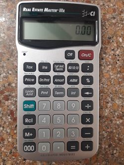 Real Estate Master IIIx Carculator