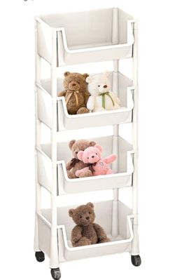 Multi Tier Rolling Cart - Multi Tier Rolling Storage Cart, Mobile Utility Cart