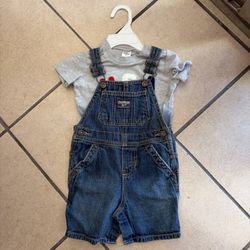 Baby clothes size 12 mos Osh Kosh Overalls