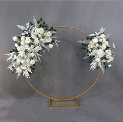 7.2ft Detachable Metal Arch Wedding Background Decoration Garden Arch Balloon Arch Stand Circle