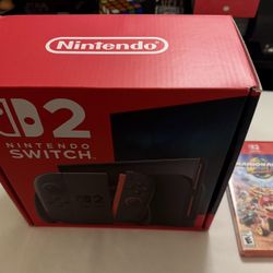 Nintendo Switch 2 Mario Kart World Bundle *SEALED* PHYSICAL GAME Included