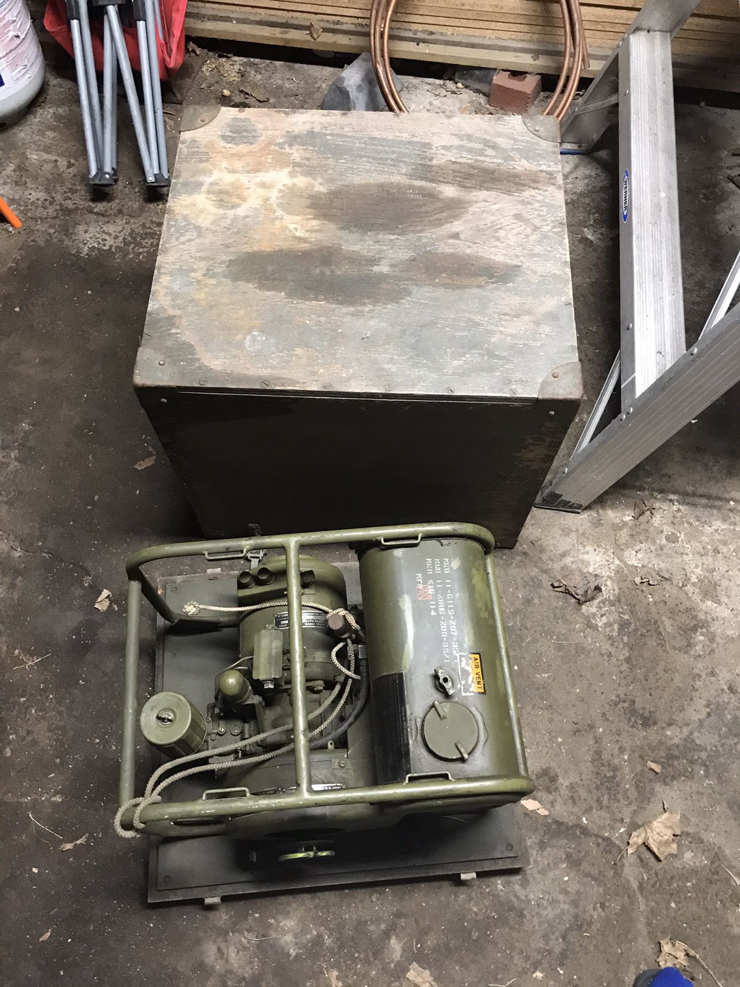 WW1 generator motor mint condition ORIGINAL PAINT!