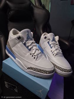 JORDAN 3 UNC RETRO 2020 NEW 10.5