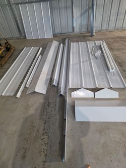 White metal for shed/shop.