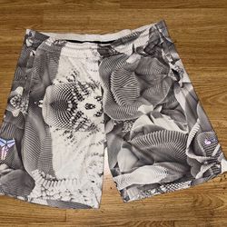 Nike Kobe Bryant  Mambula Elite Snakeskin Basketball Shorts Size Large Lakers.