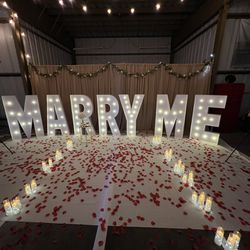 4ft ‘MARRY ME’ Marquee Signs
