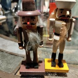 Vintage Mini Nutcracker Figurines 