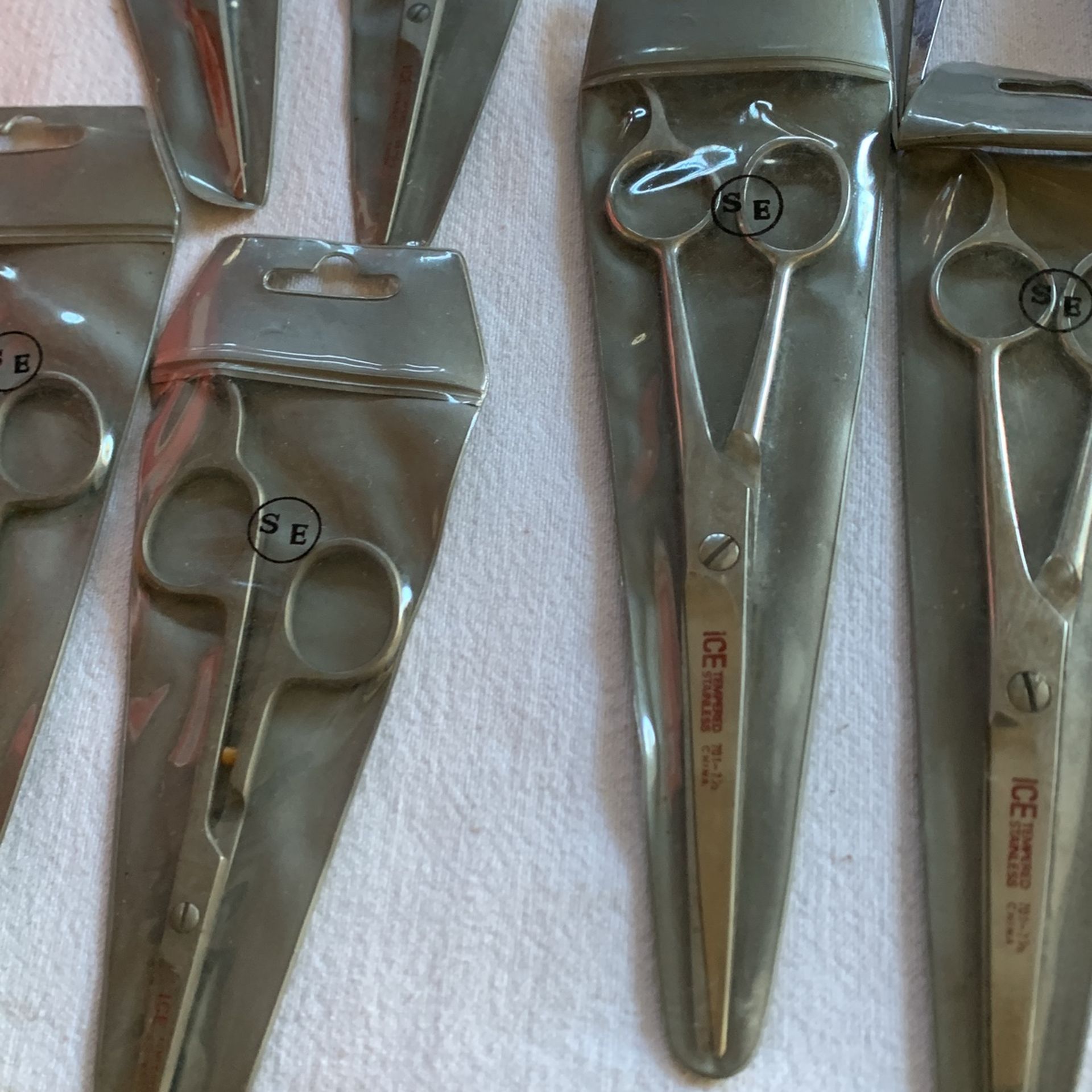 8 Assorted ICE Tampered Stainless Scissors Plus 1 SONA $30.00