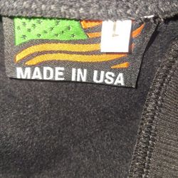 Black puff print floral sweatshirt