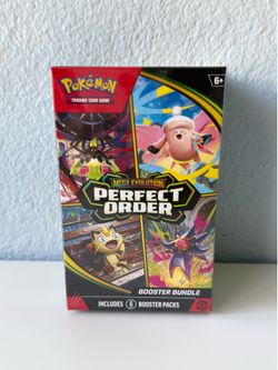 NEW Sealed Pokemon Perfect Order Booster Bundle