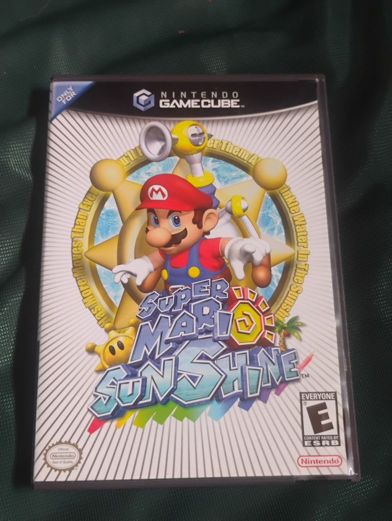 Super Mario Sunshine GameCube Not For Resale